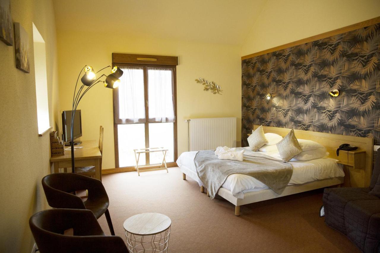 Logis Hotel Restaurant De La Poste Et Spa De Montagne เลอบอนน็อม ห้อง รูปภาพ